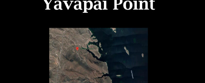 Yavapai Point Hike Satellite View